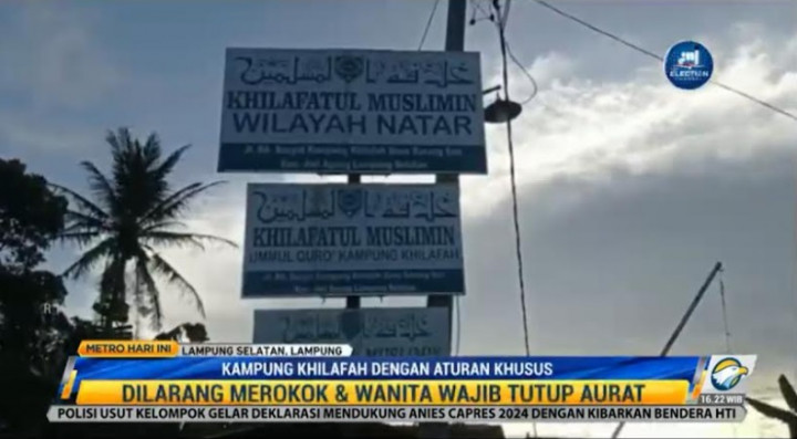 Mengintip 'Kampung Khilafah' di Lampung Selatan