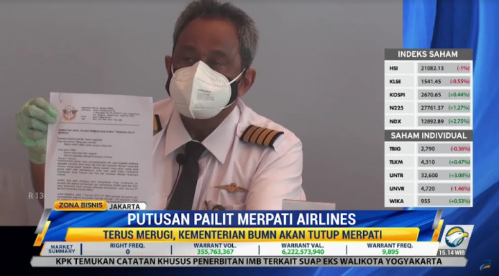 Merpati Airlines Pailit, Erick Thohir: Memang Seharusnya Dilikuidasi