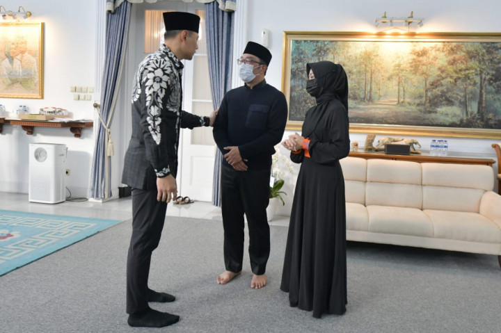 Datang Takziah, AHY Kagum dengan Ketegaran dan Keikhlasan Ridwan Kamil