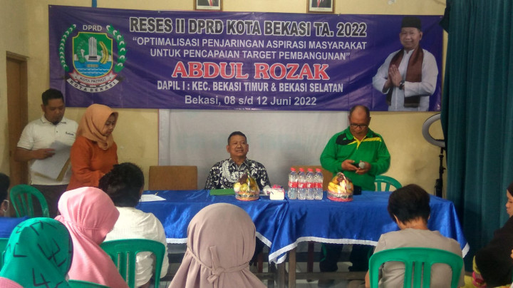 Legislator Manfaatkan Reses untuk dengarkan Aspirasi Warga Kota Bekasi