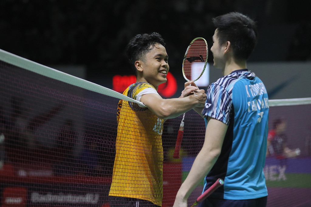 Kalahkan Wakil Thailand, Ginting Lolos ke 16 Besar Indonesia Master 2022