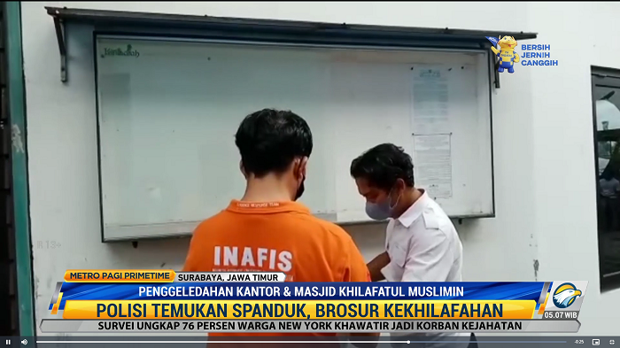 Kantor dan Masjid Khilafatul Muslimin Surabaya Raya Digeledah