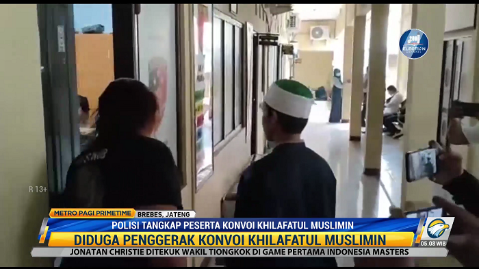 Polisi Tangkap Amir Khilafatul Muslimin Cirebon Raya