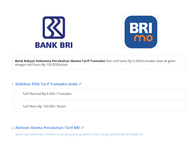 [Cek Fakta] Kabar BRI Mengubah Biaya Transaksi Menjadi Rp150.000 Hoaks, Begini Faktanya