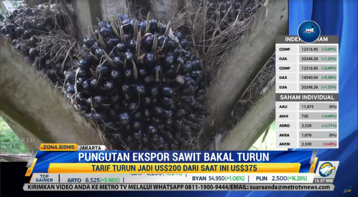 Resmi, Tarif Pungutan Ekspor Sawit Segera Turun