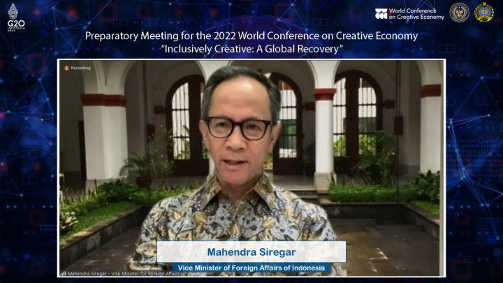 Bantu Pemulihan, Indonesia Persiapkan Konferensi Internasional Ekonomi Kreatif