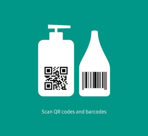 Salah satu tampilan di aplikasi scan QR & Barcode Reader (Foto: SS A. Firdaus/Medcom.id)