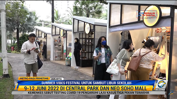 Sambut Libur Sekolah, Central Park dan Neo Soho Mall Gelar Summer Vibes Festival