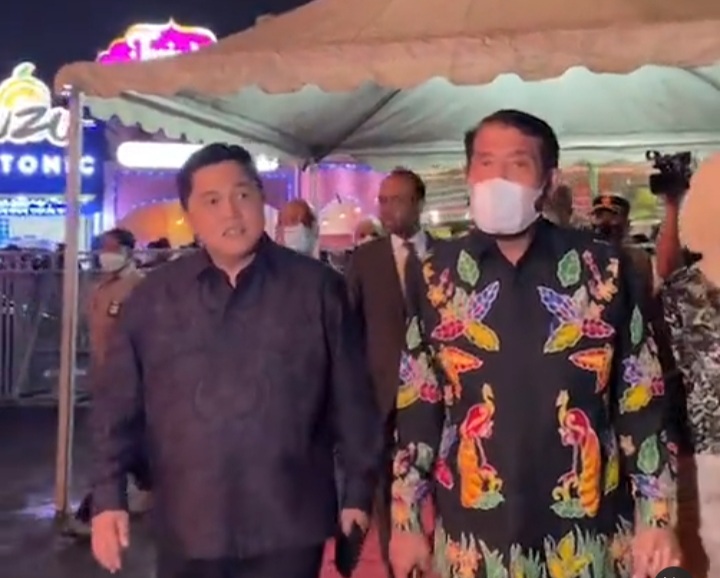 Erick Thohir Hadir di Jakarta Fair, Netizen: Kok Pak Anies Tidak Mendampingi?