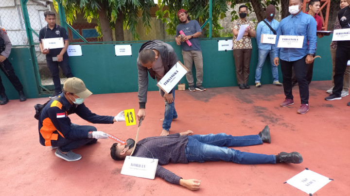 Polres Jepara Rekonstruksi Bentrokan Antar Desa, 54 Adegan Diperagakan