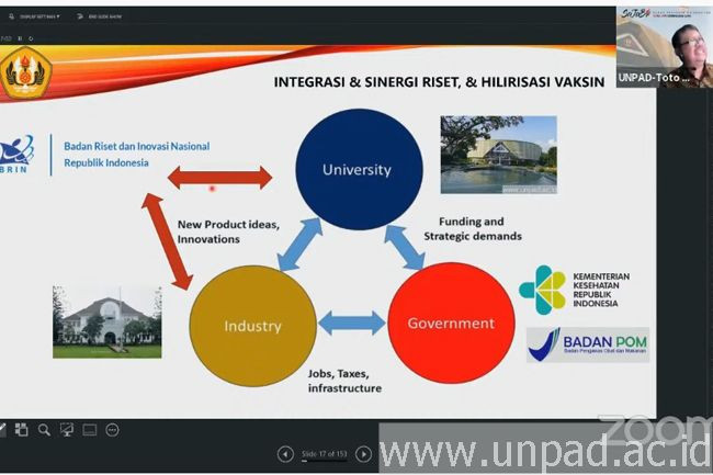 Pengembangan Vaksin Mandiri Perlu Integrasi dan Sinergi
