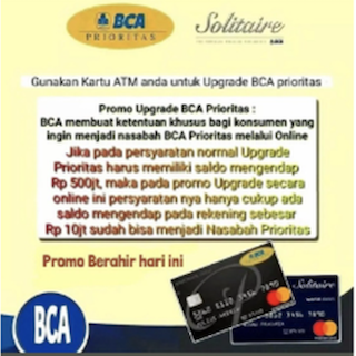 [Cek Fakta] Viral Iklan <i>Upgrade</i> Nasabah BCA Prioritas Rp10 Juta Hoaks, Begini Faktanya