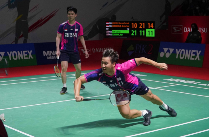 Indonesia Masters: Marcus/Kevin Belum Tampil 100% saat Singkirkan Wakil Malaysia di Perempat Final