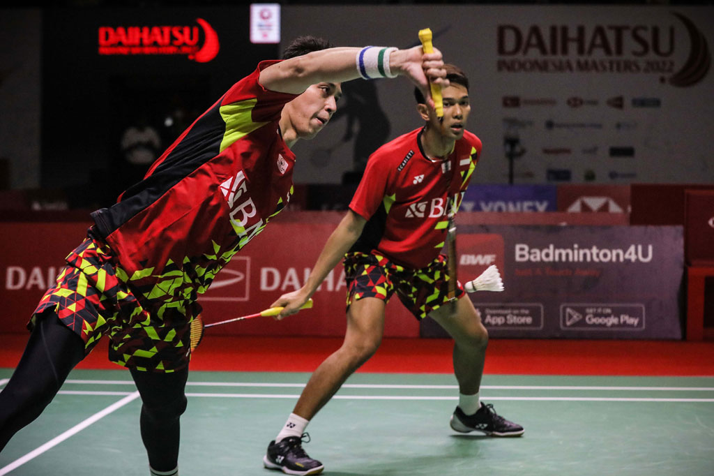 Singkirkan Peraih Emas Olimpiade, Fajar/Rian ke Semifinal Indonesia Masters
