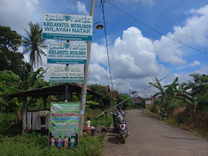 Kampung Khilafatul Muslimin Lampung Miliki Lembaga Pendidikan dan Klinik Kesehatan