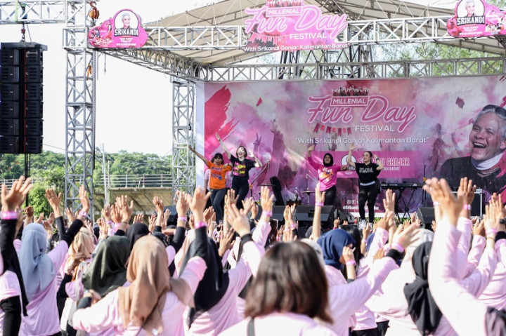 Melalui Fun Day Festival, Srikandi Kalbar Kenalkan Sosok Ganjar