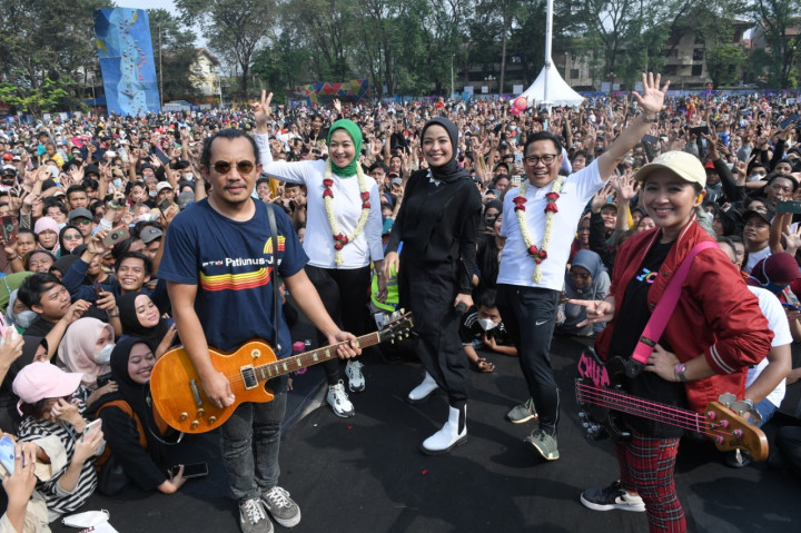 Kotak Melepas Rindu dengan Penggemar di Konser Kebangsaan