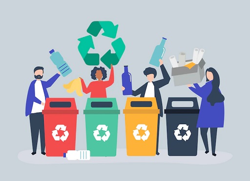 Proses memilah plastik. (Foto: Ilustrasi. Dok. Freepik.com)