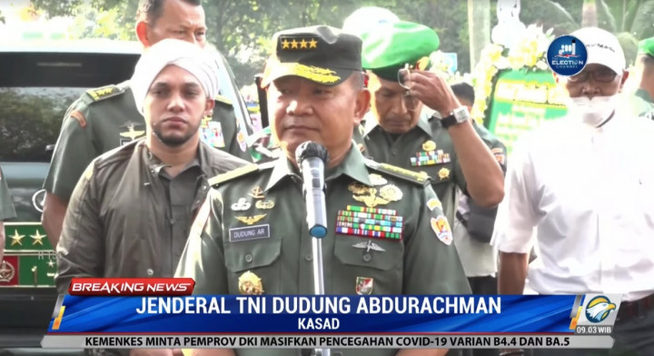 Ucapan Belasungkawa KSAD Atas Meninggalnya Putra Ridwan Kamil