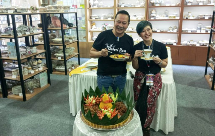 Chef Rudy Choirudin Ramaikan Stan Vicenza di Jakarta Fair 2022
