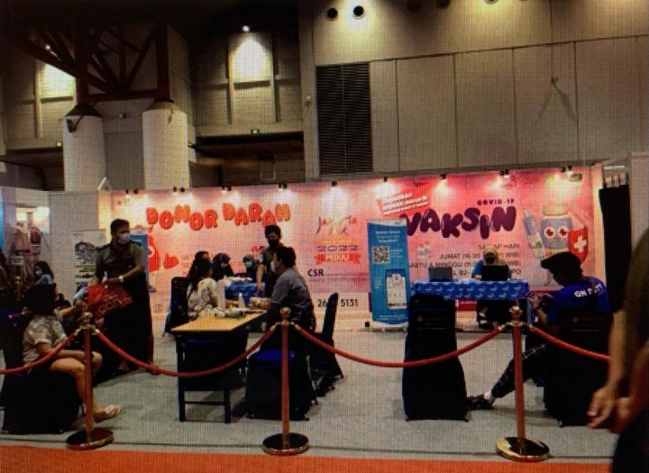 Vaksin Covid-19 Gratis di Jakarta Fair 2022