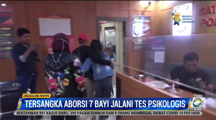 Polisi Periksa Kejiwaan Dua Tersangka Kasus 7 Janin di Kos