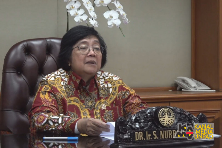 Menteri Siti Nurbaya Sebut Unpad Pelopor Kebangkitan Lingkungan Hidup di Indonesia