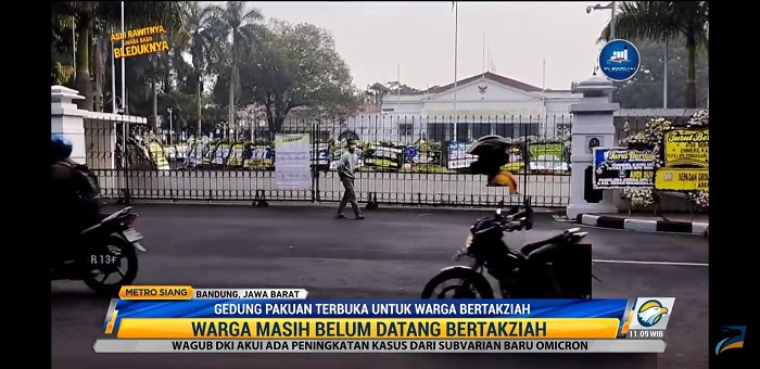 Gedung Pakuan Sepi Pengunjung Pasca Eril Dimakamkan
