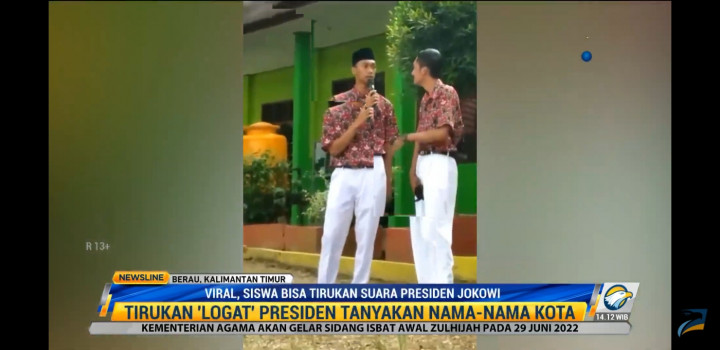 Siswa di Berau Bisa Tirukan Suara Jokowi