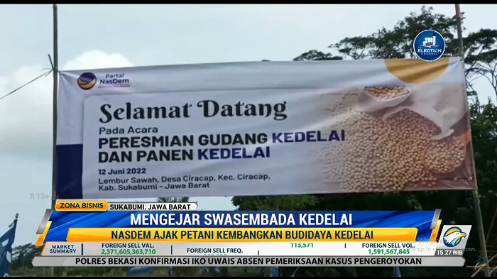 NasDem Ajak Petani Budidaya Kedelai