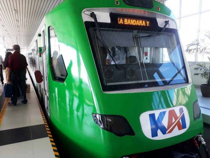 Intip si Hijau nan Cantik, Kereta Api Bandara Yogyakarta International Airport (YIA)