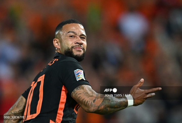 Gol Telat Memphis Depay Bantu Belanda Raih Tiga Poin dari Wales