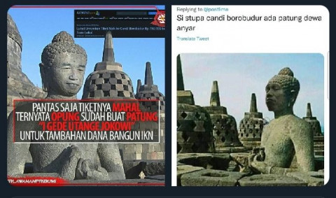 Dihujat Netizen, Roy Suryo Klarifikasi Soal Meme Stupa Borobudur Mirip Jokowi