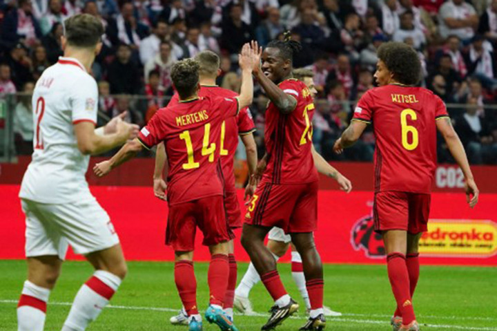 UEFA Nations League: Tandukan Michy Batshuayi Bawa Belgia Taklukkan Polandia