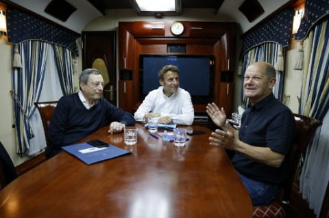 Unjuk Dukungan, 3 Pemimpin Eropa Lakukan Kunjungan ke Ukraina