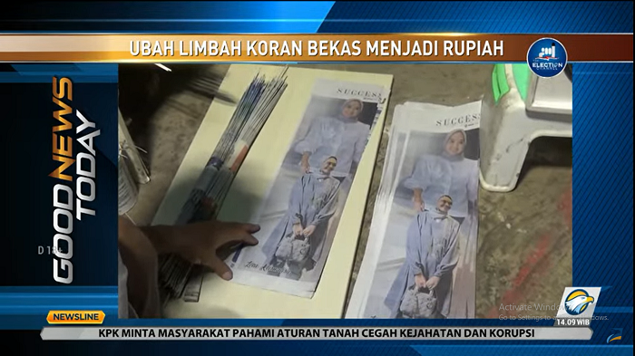 Ubah Limbah Koran Bekas Menjadi Cuan