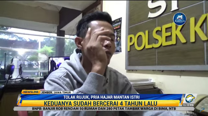 Tolak Rujuk, Pria di Jember Hajar Mantan Istrinya