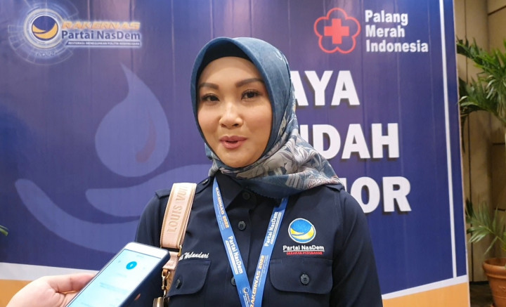 Gelar Donor Darah di Sela Rakernas, NasDem: Wujud Program Kemanusiaan