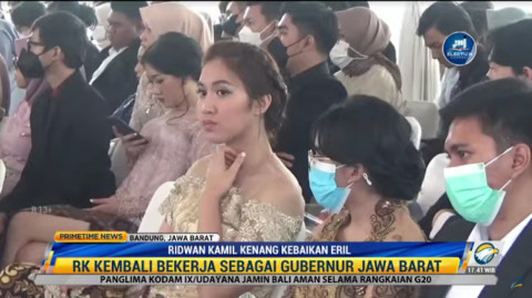 Hadiri Kelulusan Putri, Ridwan Kamil Cerita Masa Eril Bersekolah di SMA 3 Bandung
