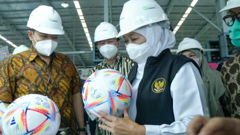 Bola Resmi Piala Dunia 2022 Diproduksi di Jawa Timur
