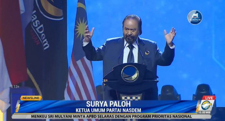 Surya Paloh Nilai Suasana Rakernas NasDem Terheboh dari Parpol Lain