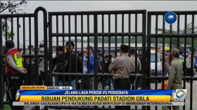 Ribuan Pendukung Persib & Persebaya Padati Stadion GBLA