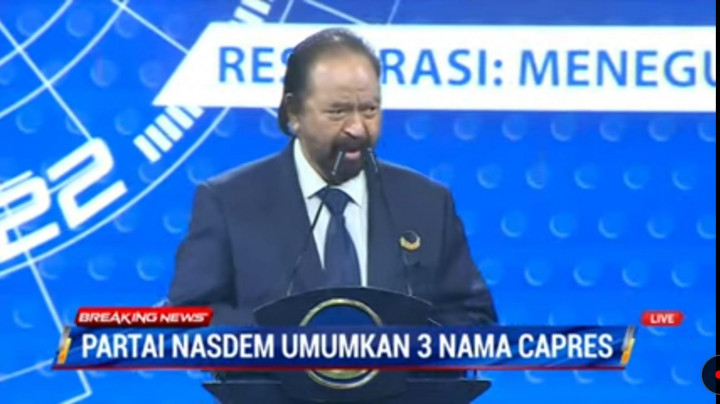 Lembaga Survei Sebut NasDem Partai 3%, Surya Paloh: Ini Tantangan