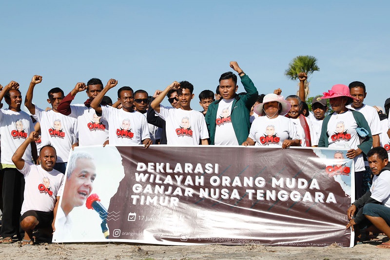 Deklarasi  Orang Muda Ganjar NTT. (Istimewa)