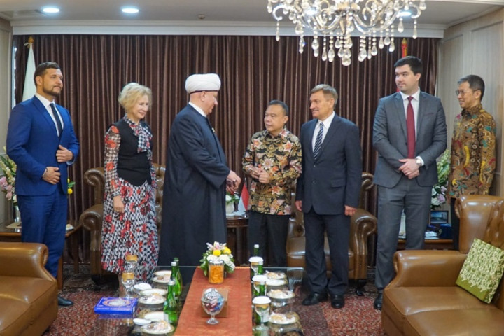 Pererat Kerja Sama, Dasco Terima Kunjungan Dubes dan Majelis Ulama Rusia