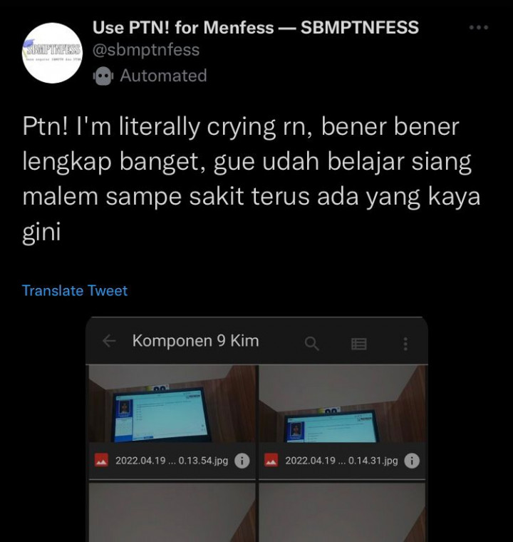 Foto Soal UTBK-SBMPTN Tersebar di Medsos, LTMPT: Itu Oknum yang Niat Curang