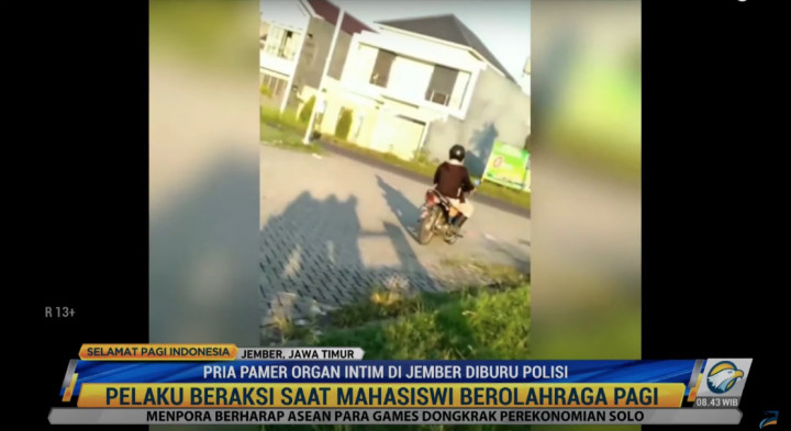 Pria Pamer Kelamin ke Mahasiswa di Jember Diburu Polisi