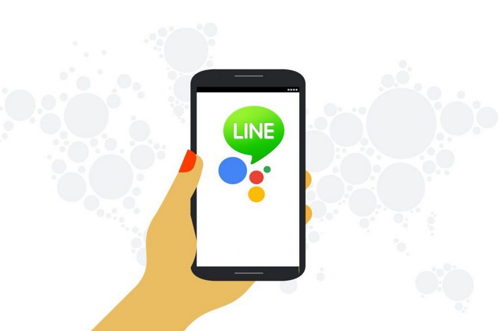 Ilustrasi LINE.