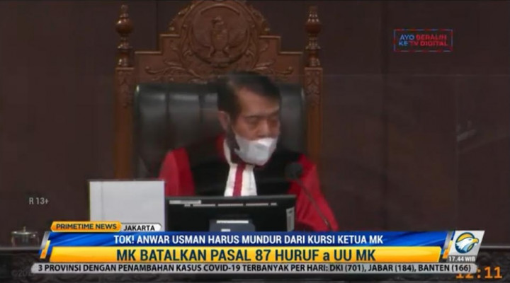 Uji Formil UU MK Diketok! Ketua dan Wakil Ketua MK Harus Mundur dari Jabatan