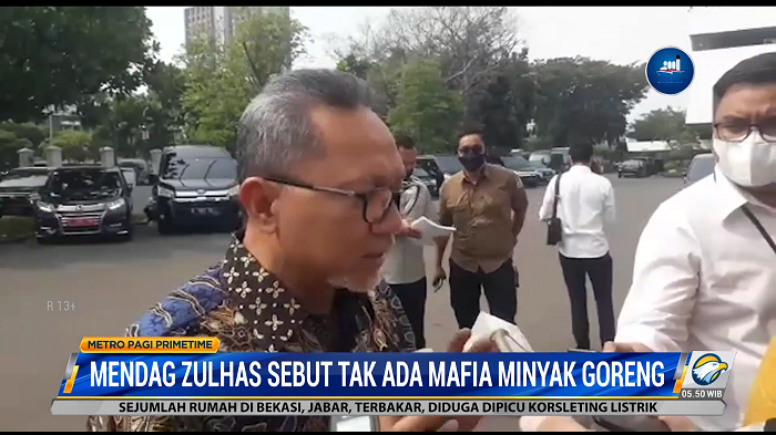 Mendag Zulhas Nyatakan Tak Ada Mafia Minyak Goreng